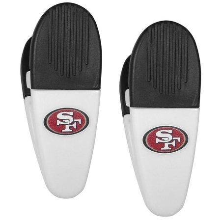 SISKIYOUSPORTS Siskiyou 5460386099 NFL San Francisco 49ers Chip Clips - Pack of 2 5460386099